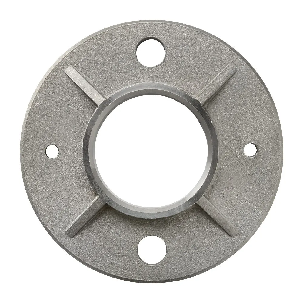 304 Post Base Plate 100mm Diameter To Suit 48.3mm Tube