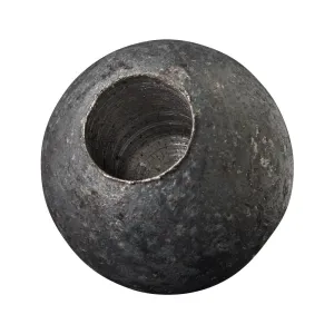 40mm Diameter Solid Sphere With Half Hole To Suit 16mm Round Bar