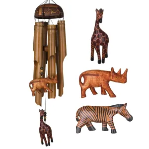 African Trio Bamboo Chime