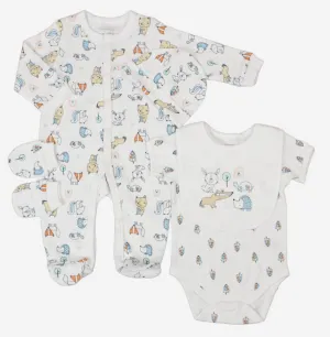 Baby Unisex Clothing Gift Set 'Woodland Animals'