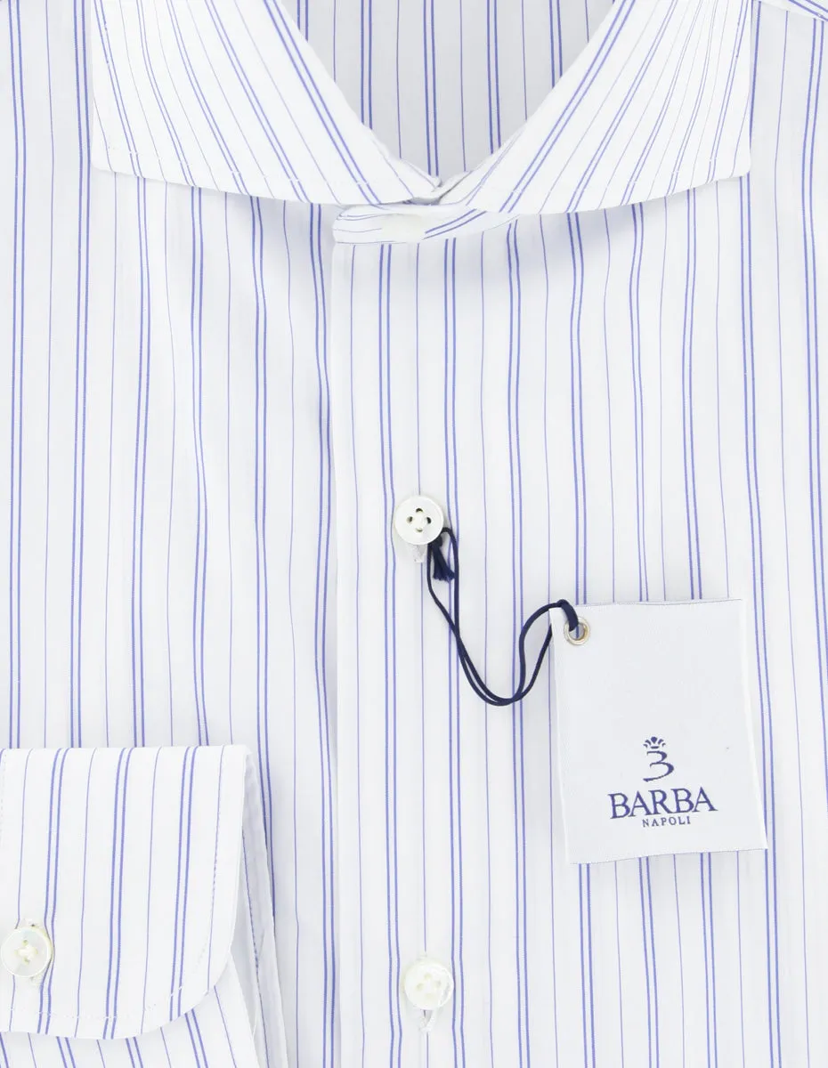 Barba Napoli Blue Shirt - Extra Slim