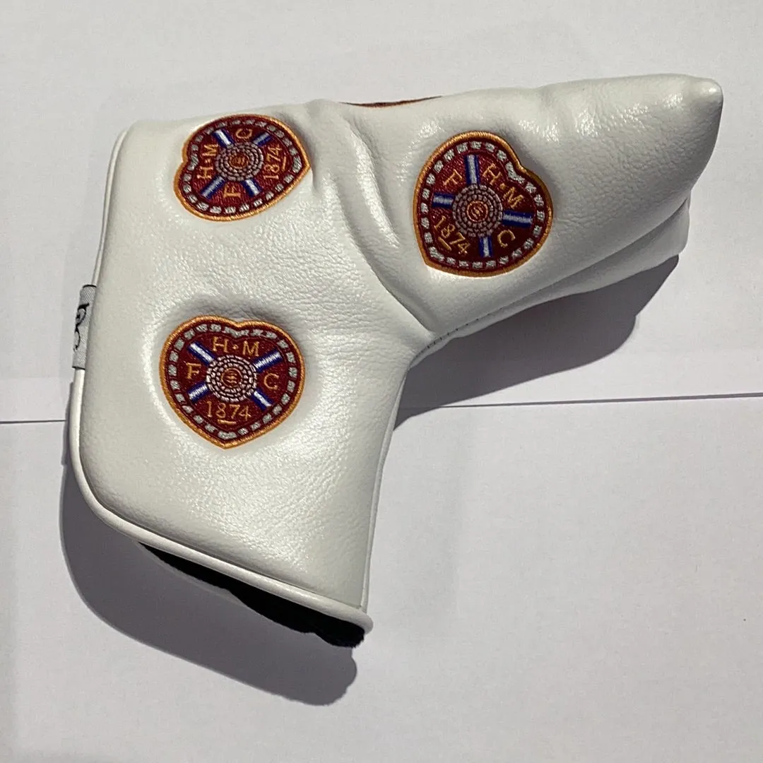 Blade Putter Cover White Multi Crest