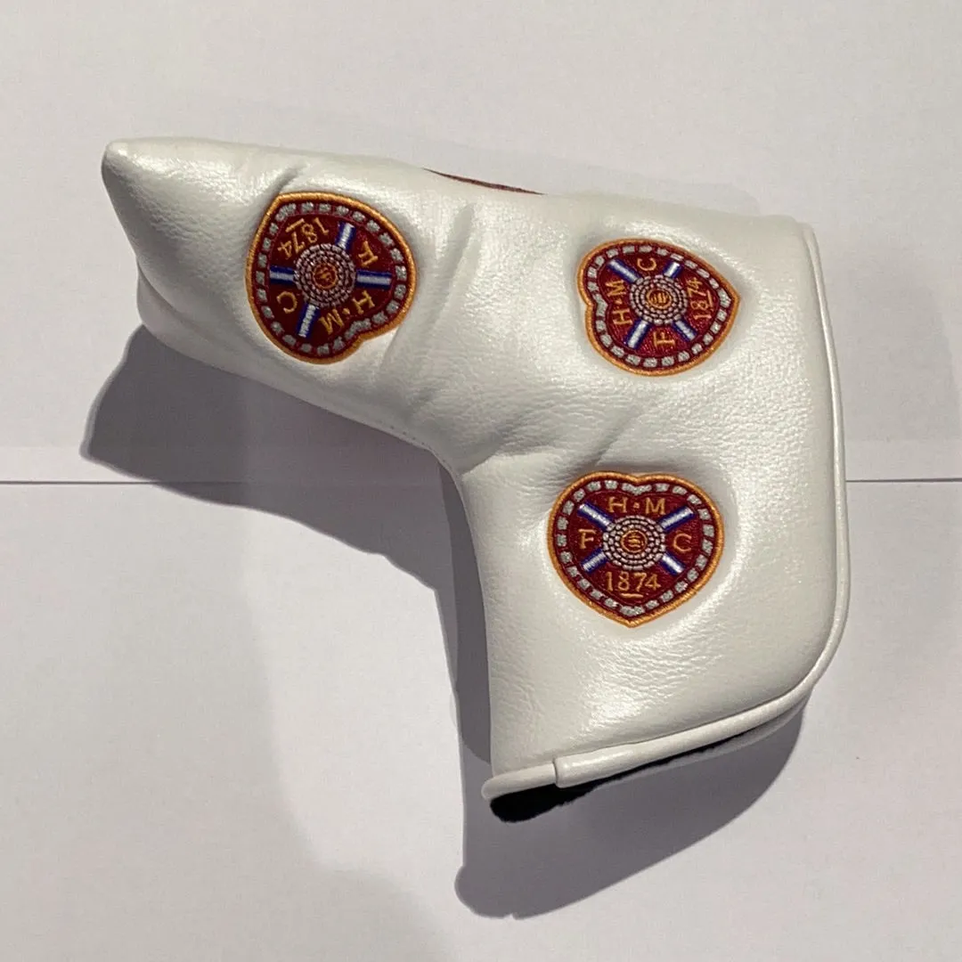 Blade Putter Cover White Multi Crest