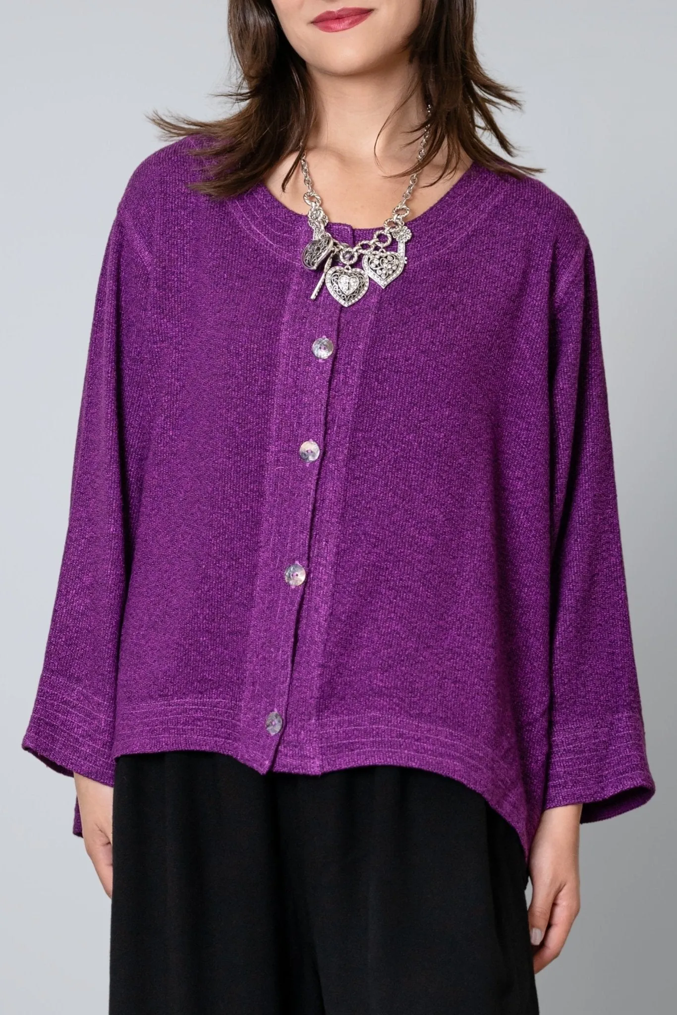 Bouclé Short Jacket - Violetta