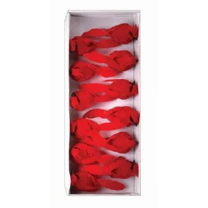 Box of 3.5” Cardinal red birds x 12