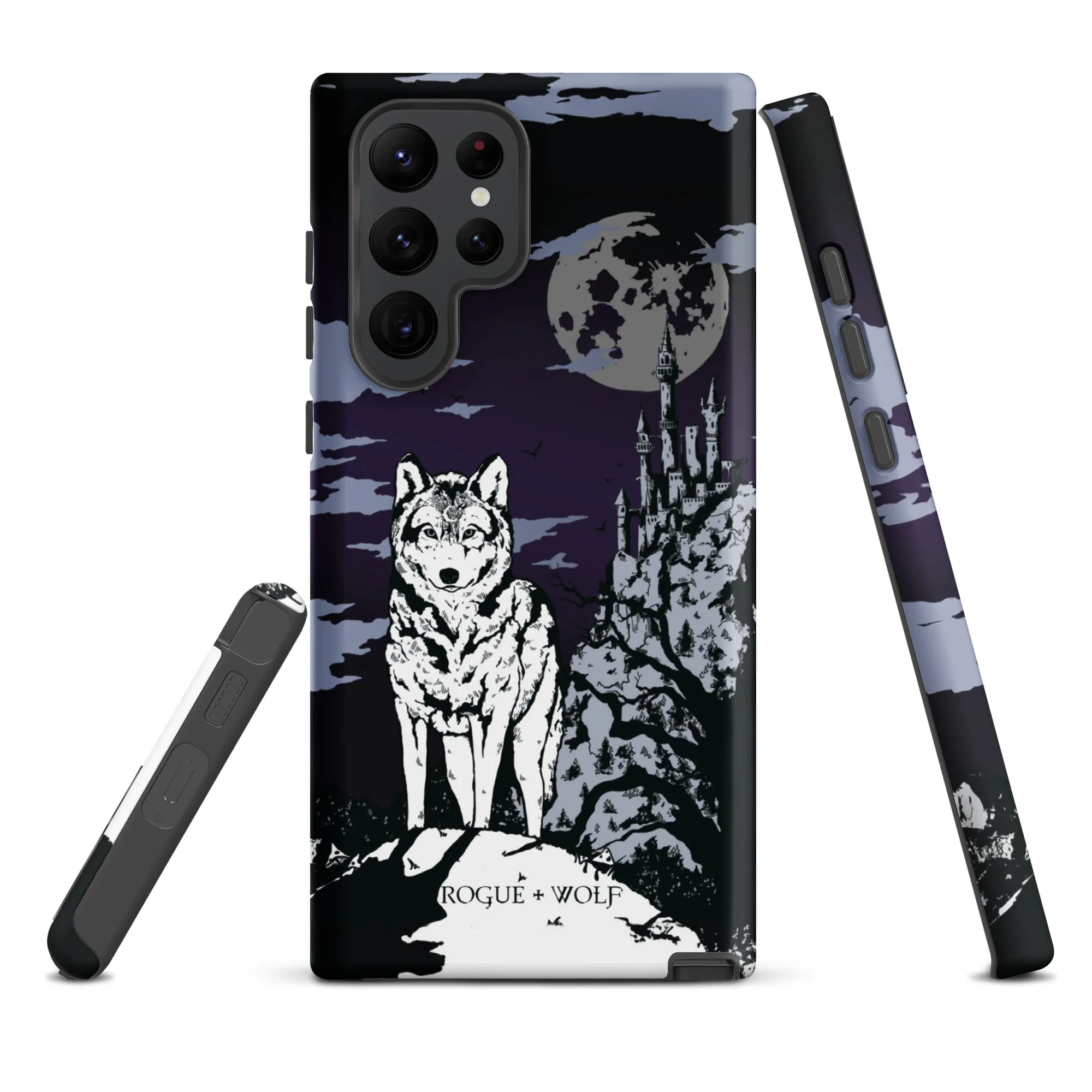 Castle Whitewolf Tough Phone Case for Samsung - Witchy Goth Anti-scratch Shockproof Accessories Cover