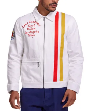 Chime Racing Jacket - Vintage White