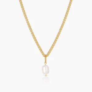 Colette Pearl Curb Necklace