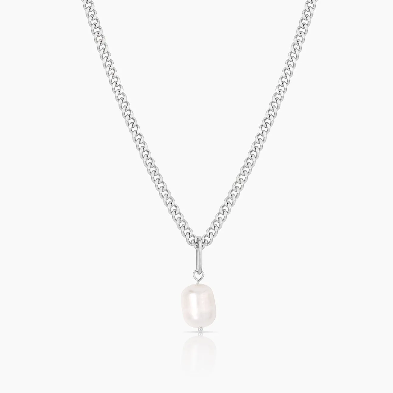 Colette Pearl Curb Necklace