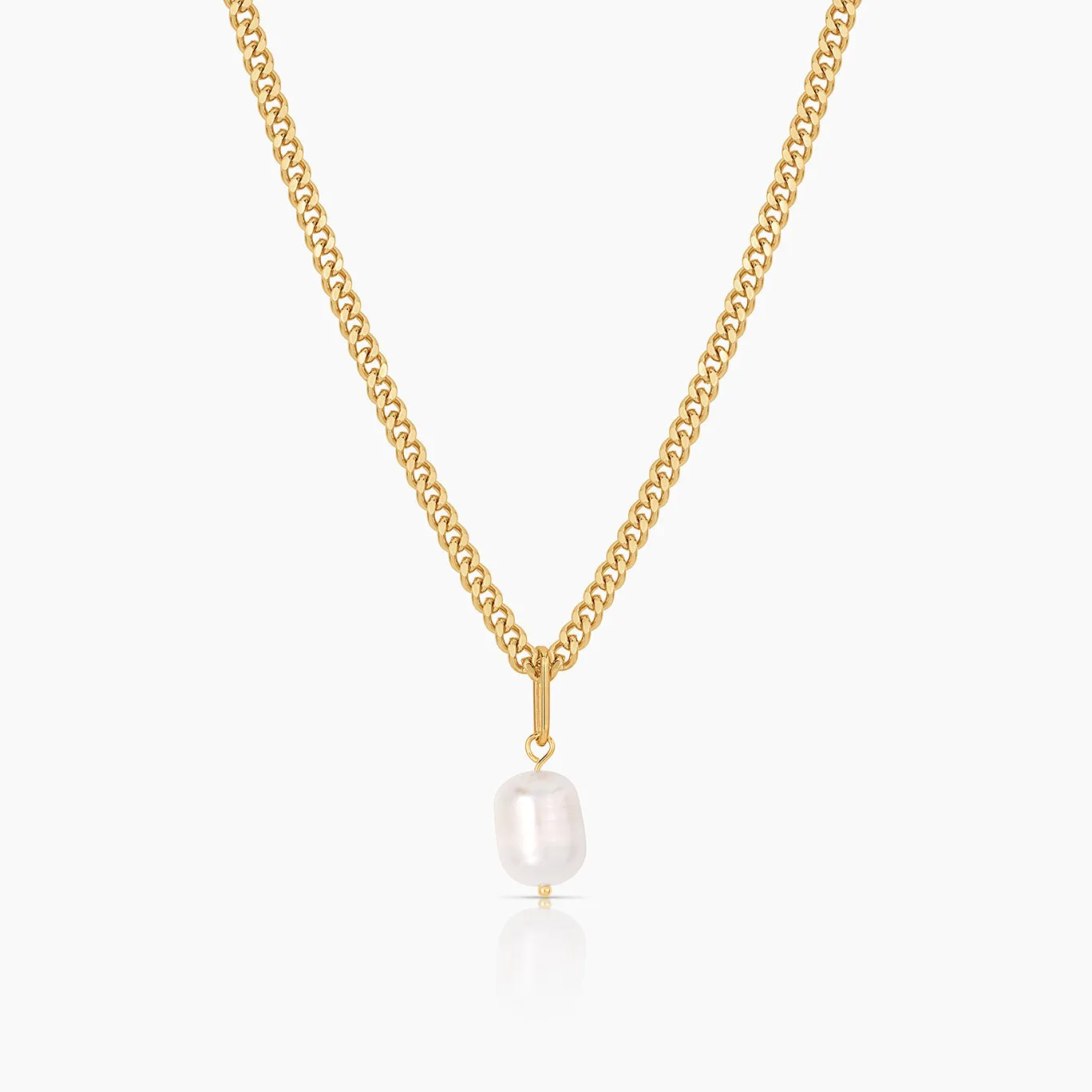 Colette Pearl Curb Necklace