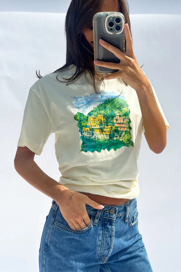 Cream Scenery T-Shirt