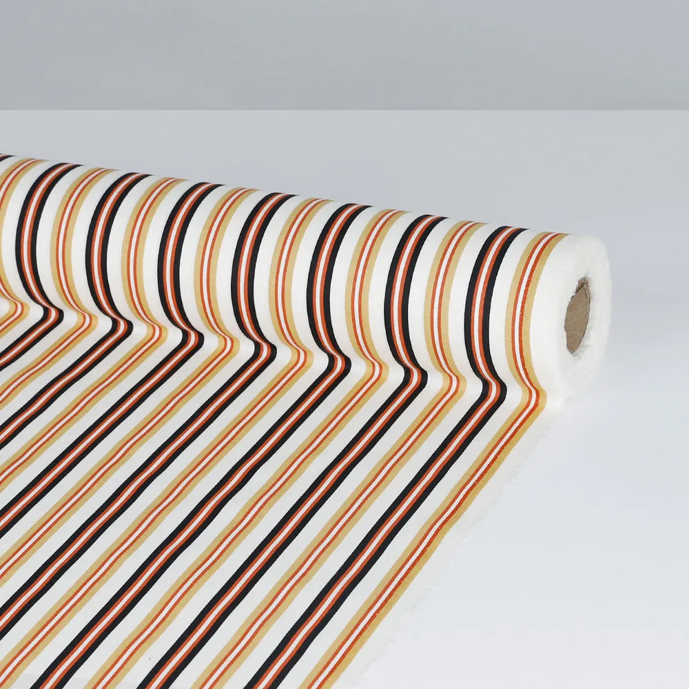 Daytona Stripe Stretch Cotton - Old Gold