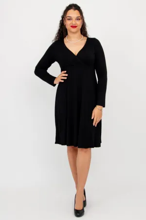 Denver Dress, Black, Bamboo