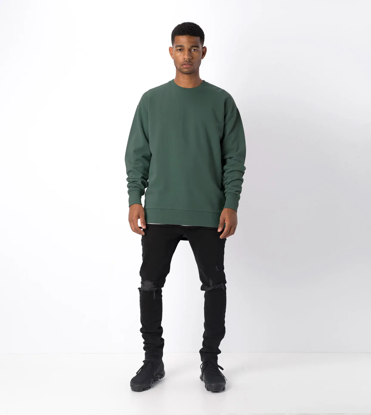 Flintlock Crew Sweat Forest - Sale