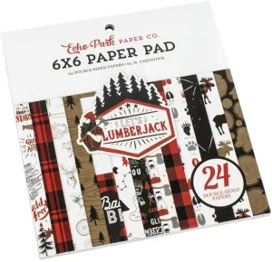 let's lumberjack  6 x 6 paper pad by echo park