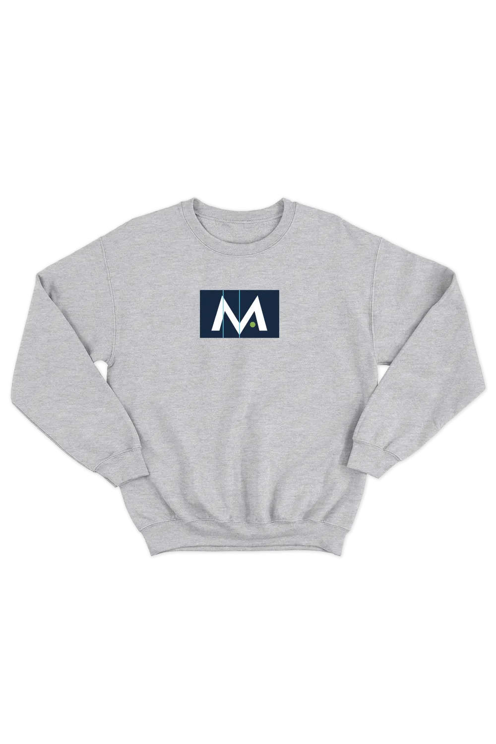 Mark Anastasio 'Signature M' Grey Crewneck