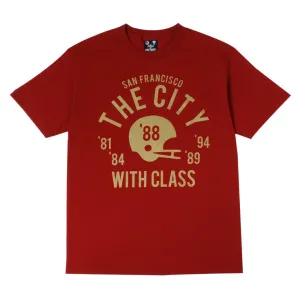 Mens Thrill Of Victory Class City T-Shirt Red