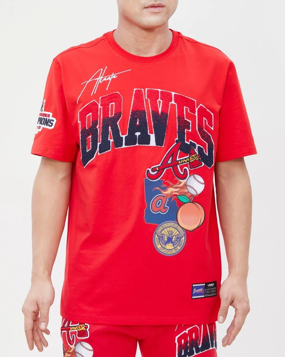 MLB ATLANTA BRAVES HOMETOWN MEN'S TOP (RED)