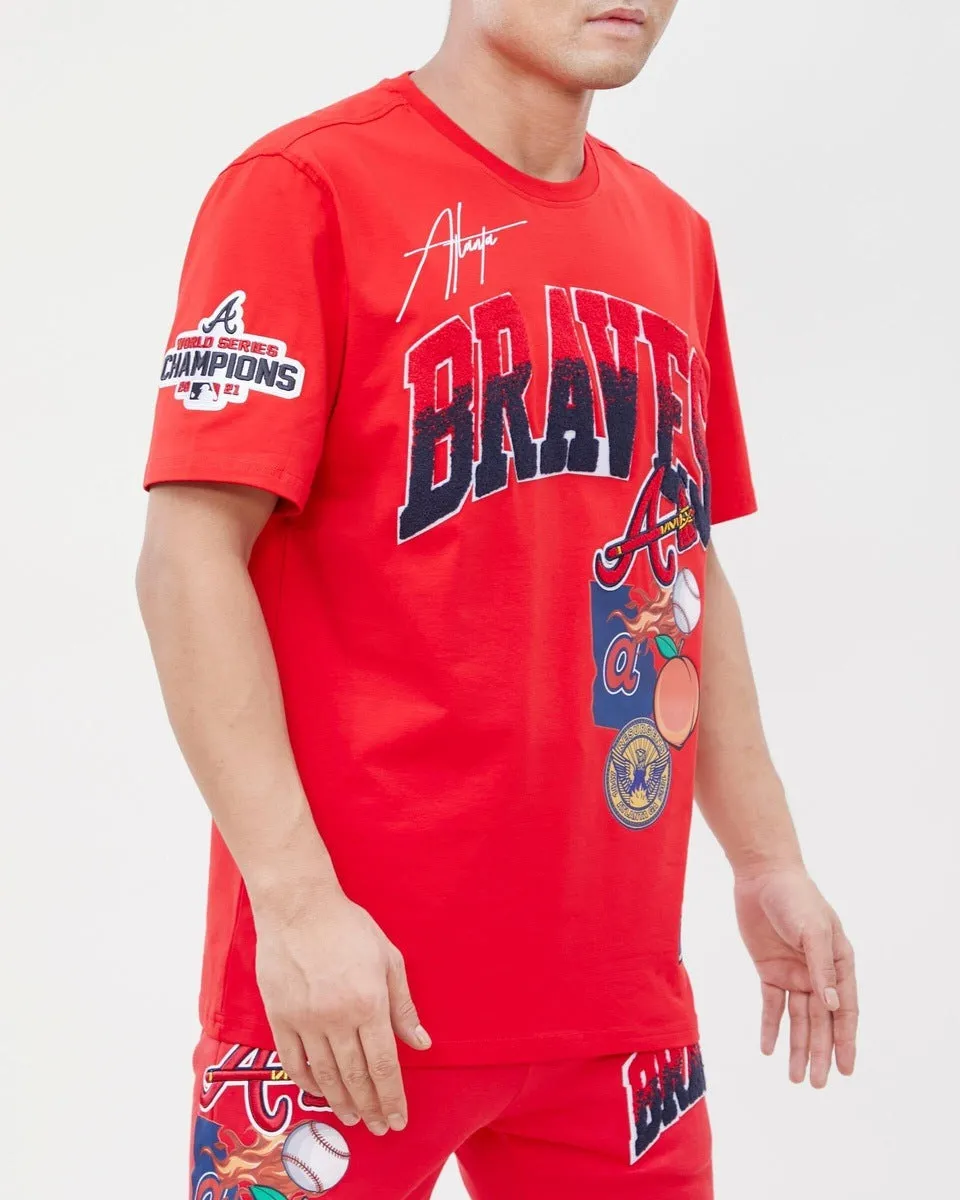 MLB ATLANTA BRAVES HOMETOWN MEN'S TOP (RED)