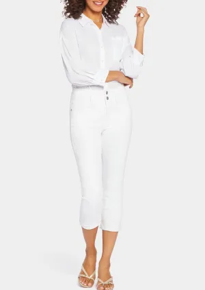 NYDJ - Chloe Capri Jeans With Cuffs - White