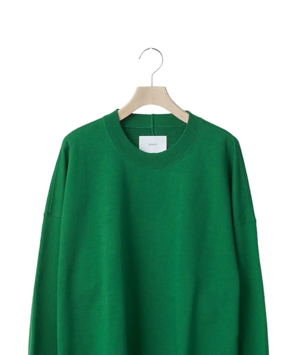 OVERSIZED UNTWISTED YARN SWEAT LS "GREEN"