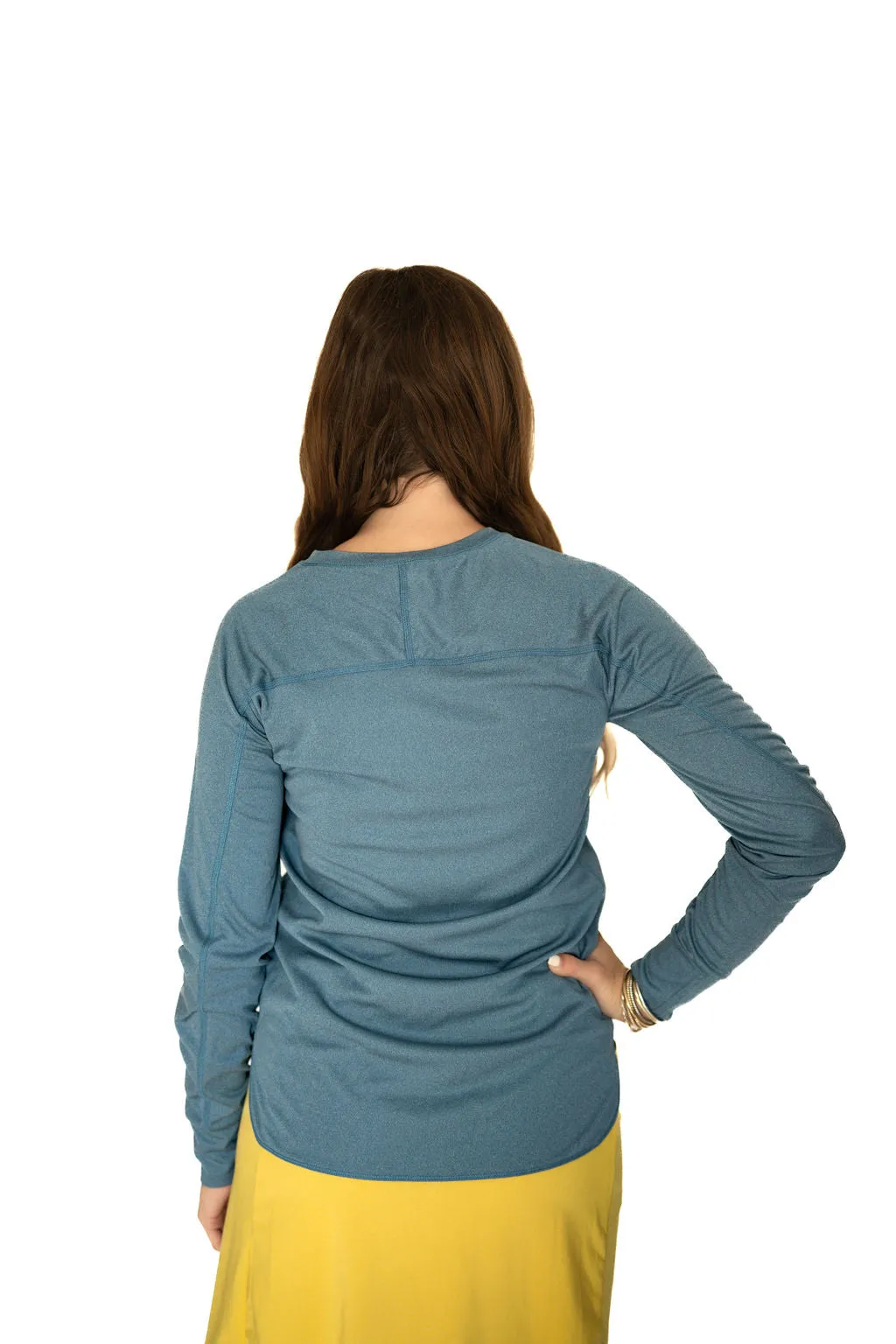 Relaxed Fit All Day Active Top - Real Teal